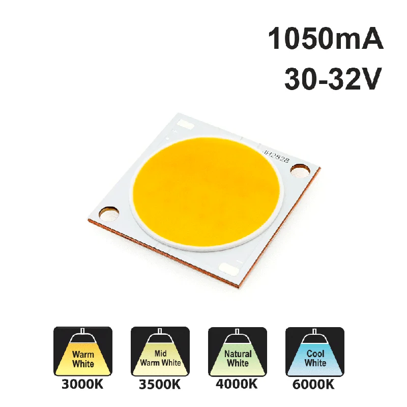 Track lighting for illuminating dining tablesConstant Current COB LED Module, 1050mA 30-32V 30W CCT(3K, 3.5K, 4K, 6K)