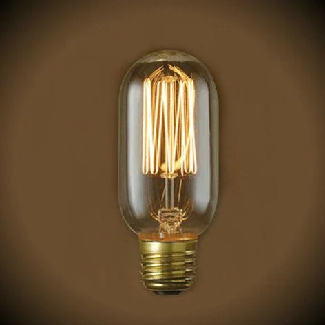 40 watt equivalent Edison light bulbsNostalgic Radio Squirrel Cage Filament Bulb - 40 Watt - Clear - 50 Bulb Pack