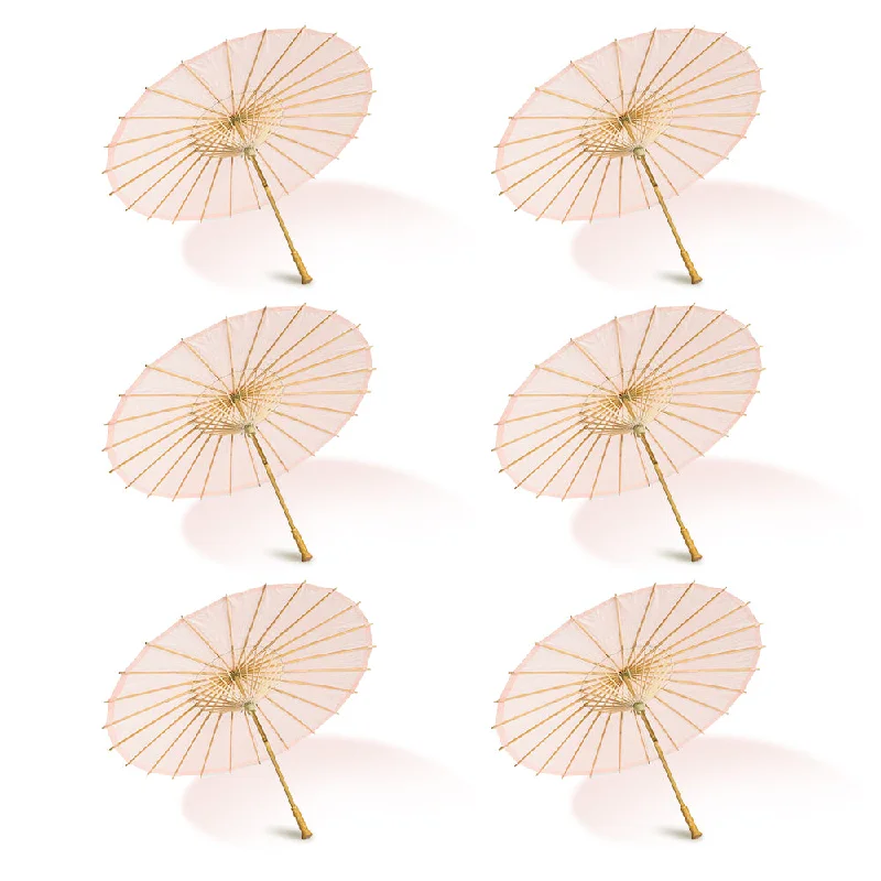 Edison light bulbs for pendant lightsBULK PACK (6-Pack) 32" Rose Quartz Paper Parasol Umbrella for Weddings and Parties with Elegant Handle