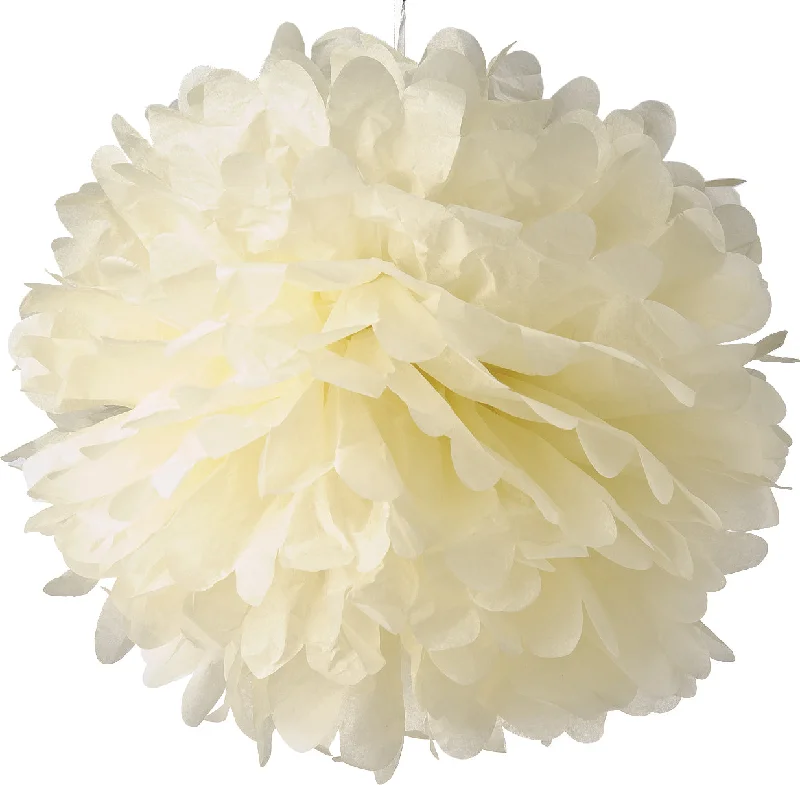 Outdoor rated Edison light bulbsEZ-Fluff 12" Beige Tissue Paper Pom Poms Flowers Balls, Decorations (4 PACK)