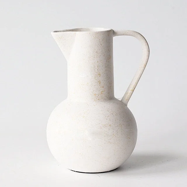 White Pot Vase