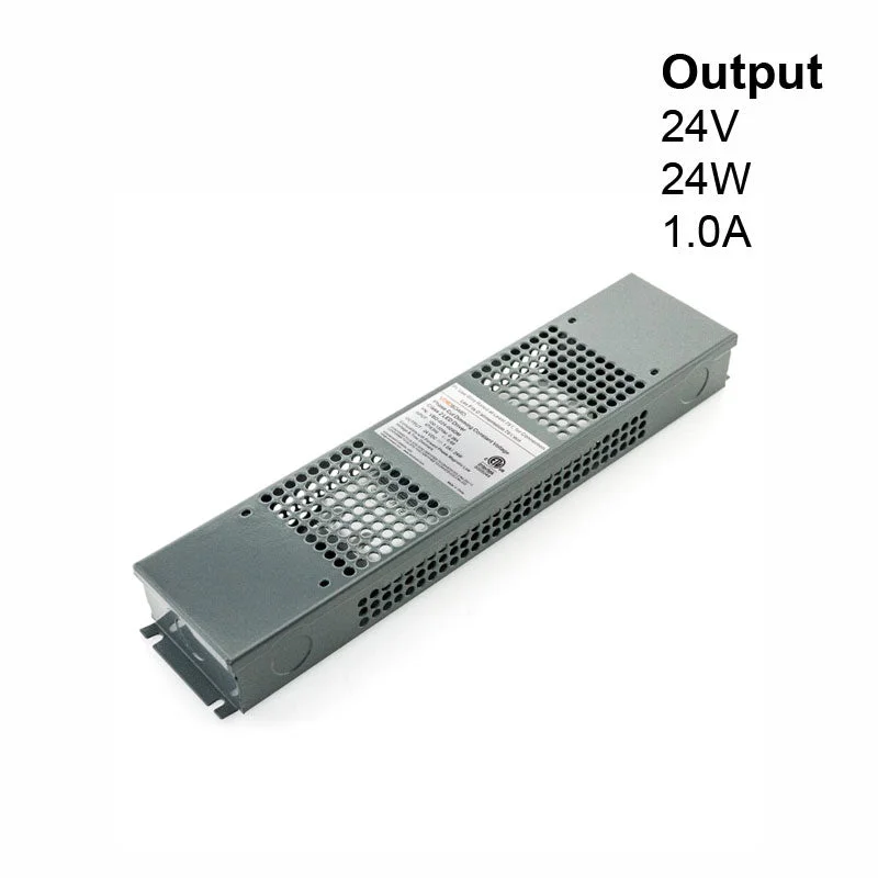 Track lighting with a chunky, bold designVBD-024-024DM Triac Dimmable Constant Voltage LED Driver, 24V 1A 24W