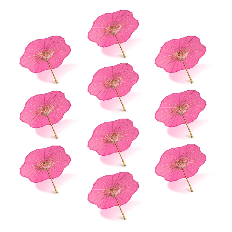 Small size Edison light bulbsBULK PACK (10-Pack) 32" Fuchsia Paper Parasol Umbrella, Scallop Blossom Shaped with Elegant Handle