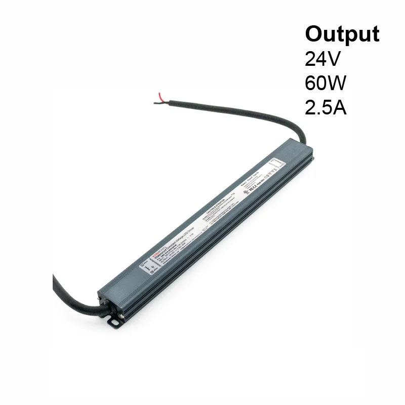 Track lighting for adding a touch of eleganceSuper Slim VBD-024-060VWSW Non-Dimmable LED Driver, 24V 2.5A 60W