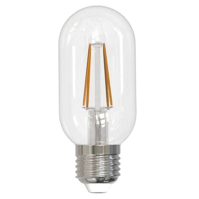 Frosted glass Edison light bulbs6 Bulb Pack - LED Filament Radio Light Bulb - 4 Watt -  T14 - 2400K