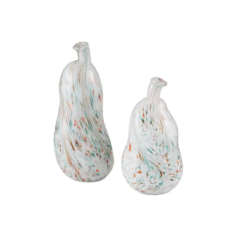 Track lighting with frosted glass shadesKumo Vase Set of 2