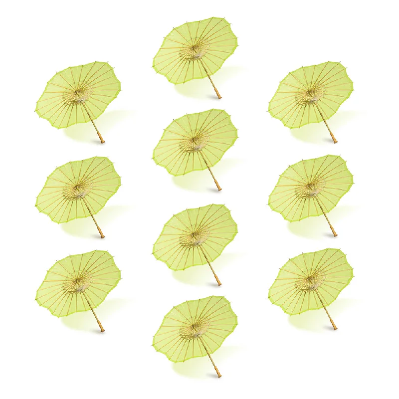 Edison light bulbs with decorative filamentsBULK PACK (10-PACK) 32" Light Lime Paper Parasol Umbrella, Scallop Blossom Shaped with Elegant Handle