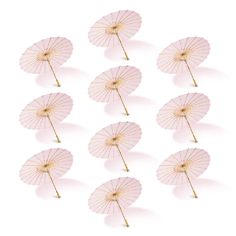 Oval shaped Edison light bulbsBULK PACK (10-Pack) 32" Pink Paper Parasol Umbrella with Elegant Handle