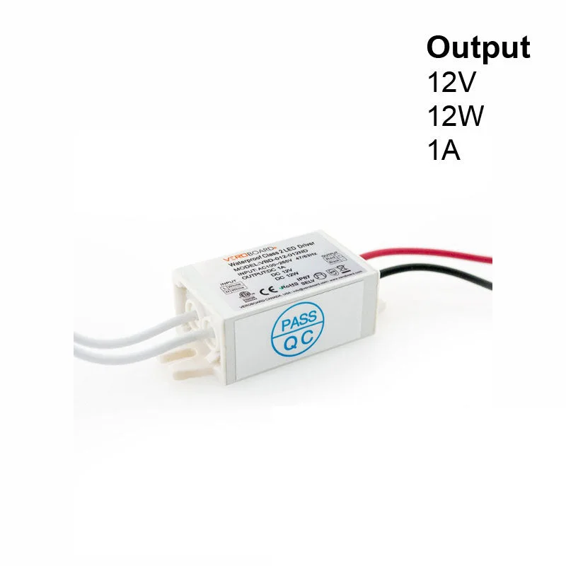 Track lighting for museums and galleriesVBD-012-012ND Non-Dimmable Constant Voltage LED Driver, 12V 1A 12W