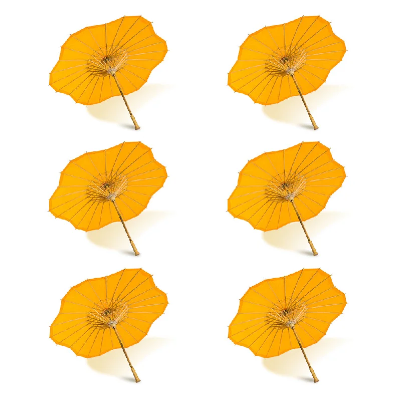 Decorative LED Edison light bulbs for weddingsBULK PACK (6-Pack) 32" Orange Paper Parasol Umbrella, Scallop Blossom Shaped with Elegant Handle