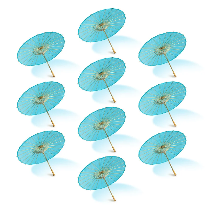 Edison light bulbs for ceiling fansBULK PACK (10-Pack) 32" Water Blue Paper Parasol Umbrella with Elegant Handle