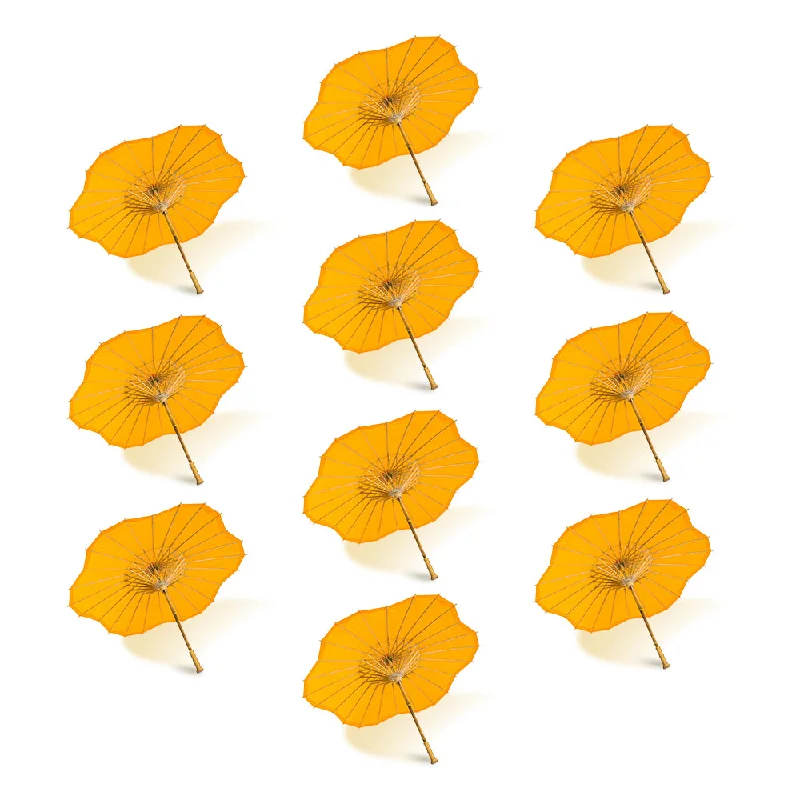 Modern Edison light bulbs with advanced filamentsBULK PACK (10-Pack) 32" Orange Paper Parasol Umbrella, Scallop Blossom Shaped with Elegant Handle