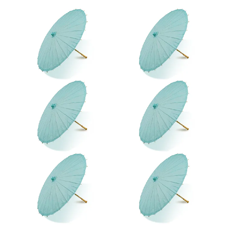 Clear glass Edison light bulbs with spiral filamentsBULK PACK (6-Pack) 32" Teal Green Paper Parasol Umbrella with Elegant Handle