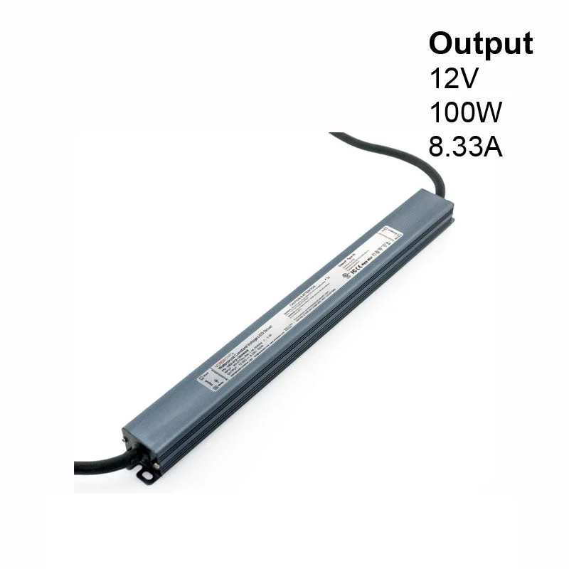 Track lighting for highlighting bookcasesSuper Slim VBD-012-100VWSW Non-Dimmable LED Driver, 12V 8.33A 100W