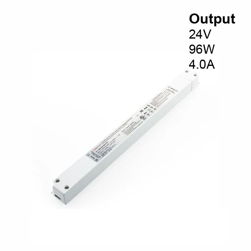 Adjustable track lighting for living roomsSuper Slim VBD-024-096VTSP Triac Dimmable Constant Voltage LED Driver, 24V 4A 96W