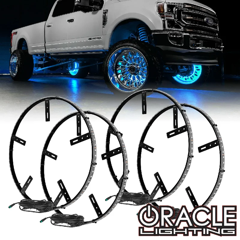 Track lighting for highlighting bookcasesORACLE Lighting LED Illuminated Wheel Rings - Single / Double Row LED