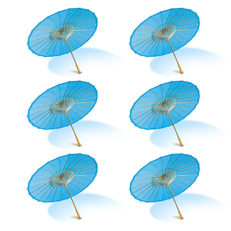 Edison light bulbs for chandeliersBULK PACK (6-Pack) 32" Turquoise Paper Parasol Umbrella with Elegant Handle