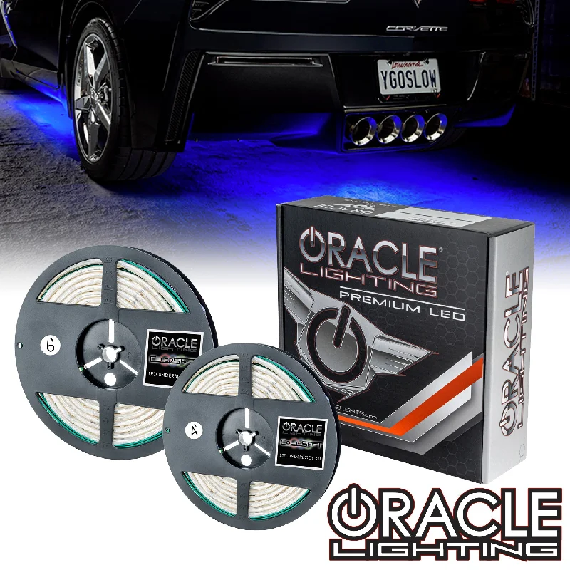 Wireless track lighting for easy installationORACLE Lighting Universal ColorSHIFT LED Underbody Kit - ColorSHIFT