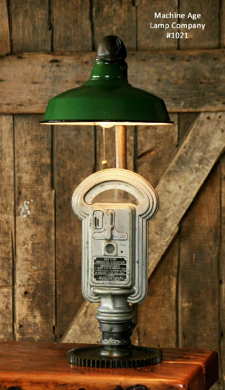 Steampunk Industrial Lamp, Duncan Miller Parking Meter #1021 - sold