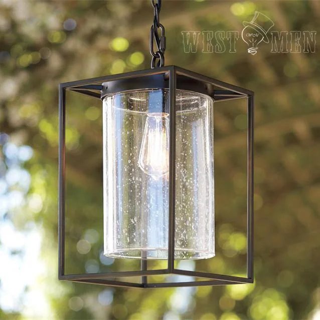 Teardrop Glass Pendant Lighting 1 Light