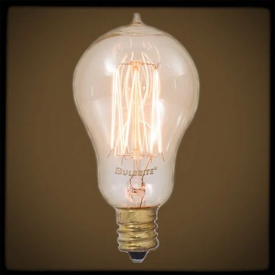 Low wattage Edison light bulbs for ambianceVintage Nostalgic A15 Edison Style 25 watt - 3.75 in. Length