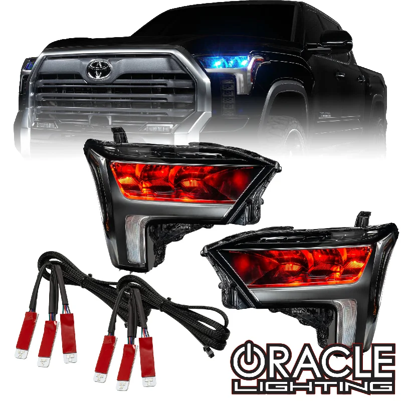 Industrial - style track lighting for loftsORACLE Lighting 2022+ Toyota Tundra ColorSHIFT RGB Demon Eye Headlight Upgrade Kit