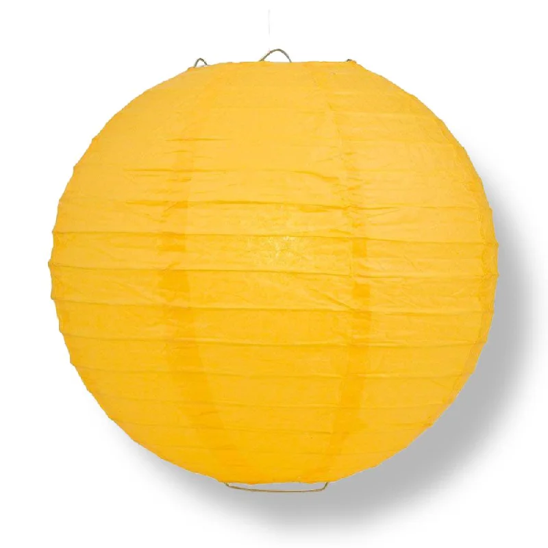 Edison light bulbs for barn lighting30" Yellow-Orange Jumbo Round Paper Lanterns, Even Ribbing, Chinese Hanging Wedding & Party Decoration