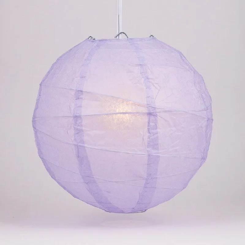 Edison light bulbs for pendant lightsBULK PACK (12) 24" Lavender Round Paper Lantern, Crisscross Ribbing, Chinese Hanging Wedding & Party Decoration