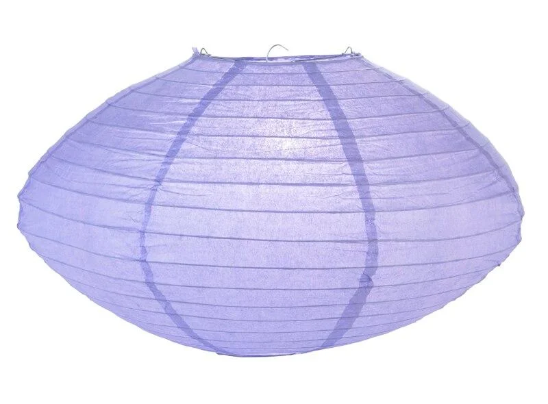 Dimmable Edison light bulbs for home decor16" Lavender Saturn Paper Lantern