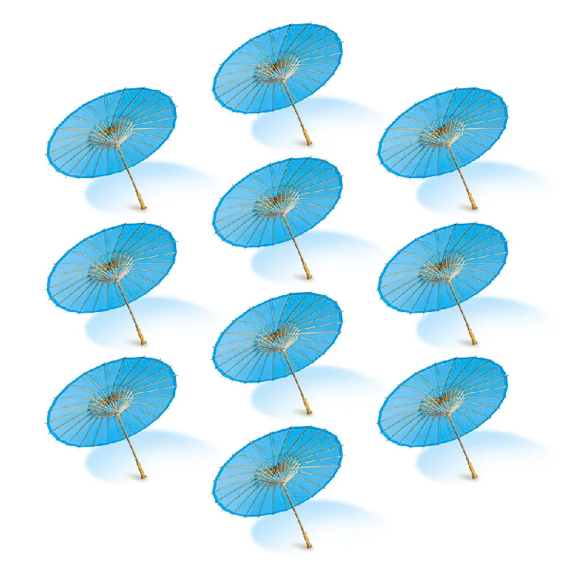 Retro Edison filament light bulbsBULK PACK (10-Pack) 32" Turquoise Paper Parasol Umbrella with Elegant Handle