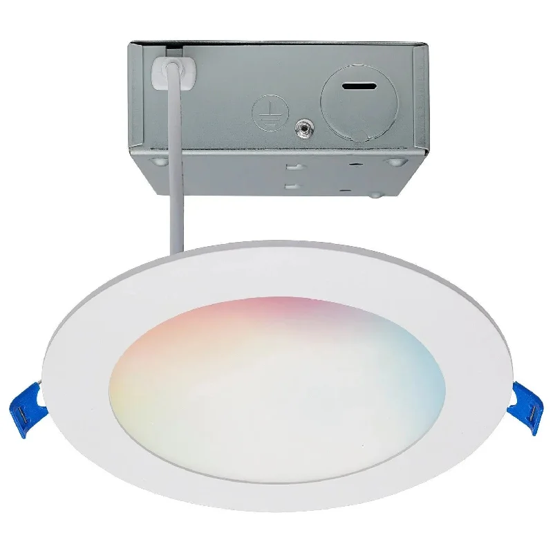 Track lighting for highlighting bookcasesStarfish WiFi - 12 Watt Round - LED Direct Wire - Low Profile Downlight