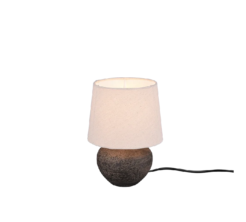 Modern track lighting with LED bulbsLou Table Lamp - Brown Ceramic