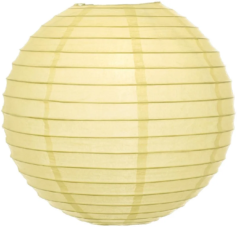 Antique Edison light bulbs with carbon filamentsBULK PACK (12) 6" Lemon Yellow Chiffon Round Paper Lantern, Even Ribbing, Chinese Hanging Wedding & Party Decoration