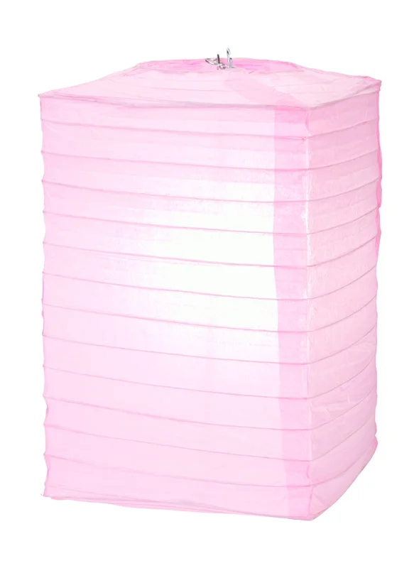 Mercury glass Edison light bulbsPink Hako Paper Lantern