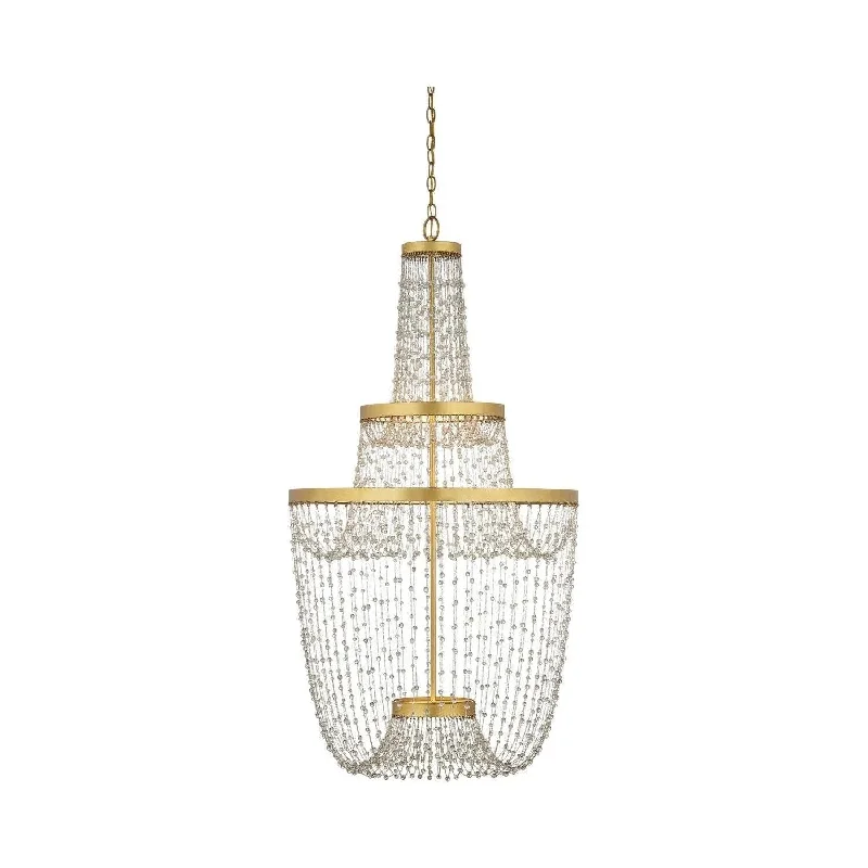 White track lighting for a clean lookMademoiselle LED Chandelier