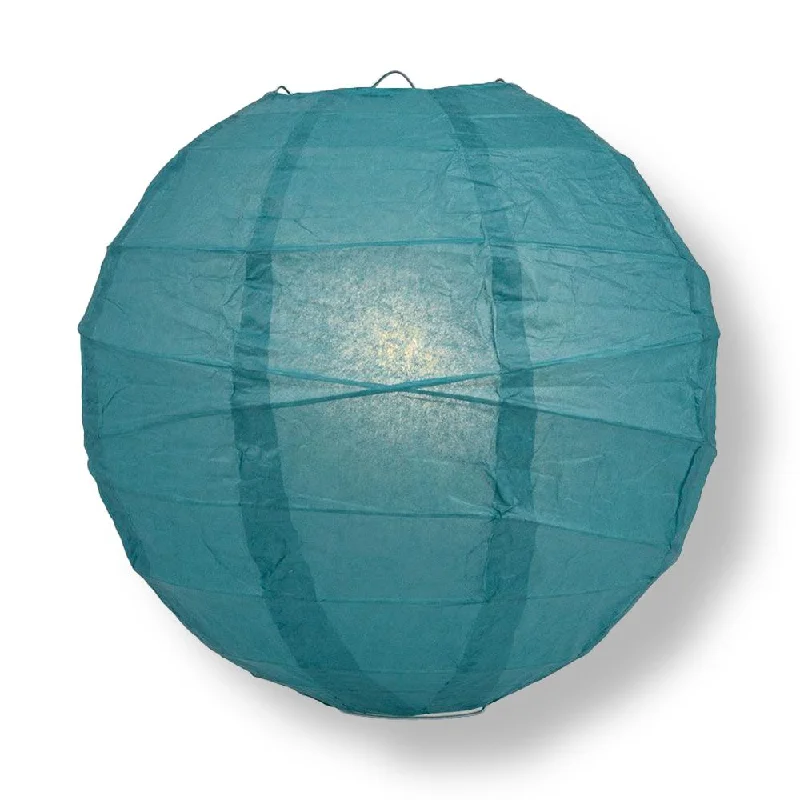 Edison light bulbs with decorative filamentsBLOWOUT 24" Tahiti Teal Round Paper Lantern, Crisscross Ribbing, Chinese Hanging Wedding & Party Decoration