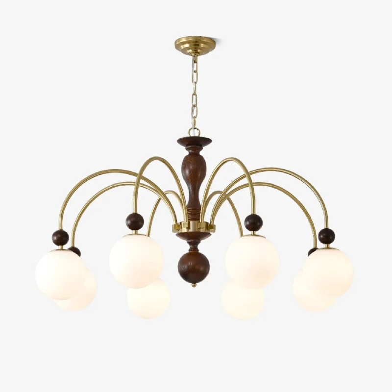 Chandeliers for Living Rooms to Create a Focal PointArchway Walnut Color Chandelier