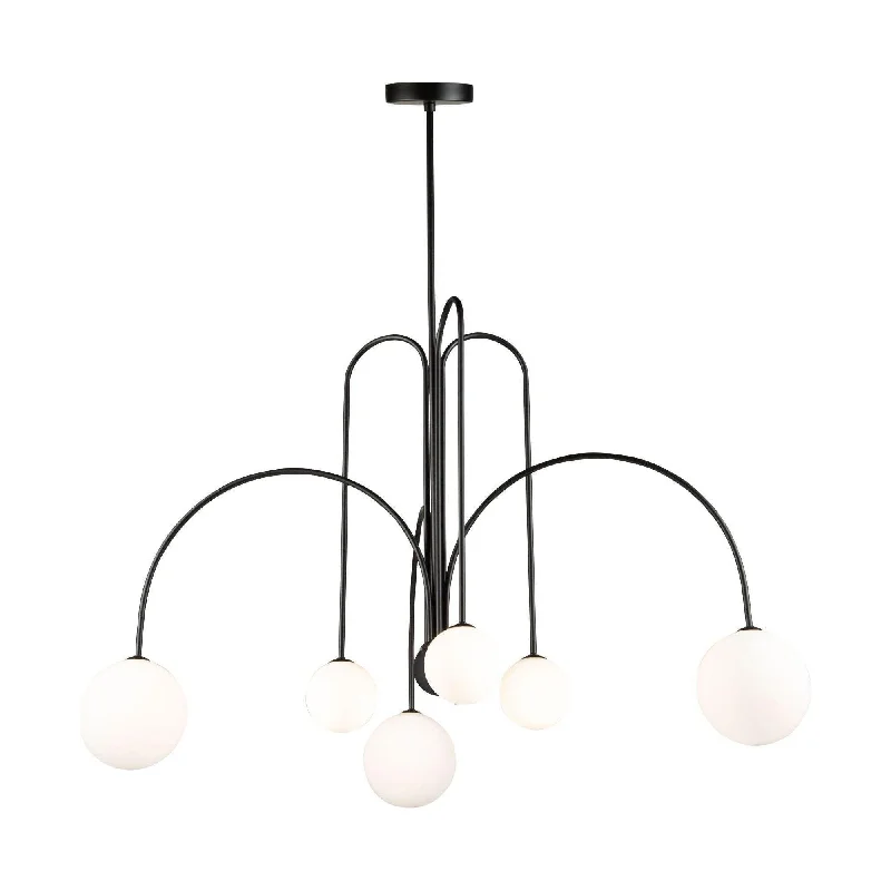 Chandeliers with Venetian Glass for a Luxurious LookComet 6 Light Chandelier