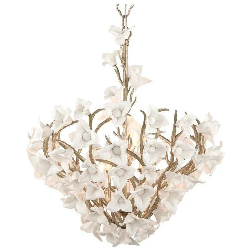 Chandeliers with Frosted Glass for a Softer Light DiffusionLily Chandelier