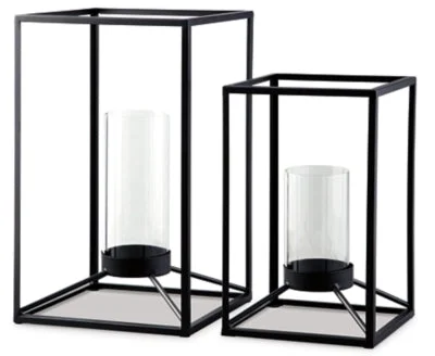 Chandeliers for High Ceilings to Fill Vertical SpaceDimtrois Lantern (Set of 2)(A2000133)