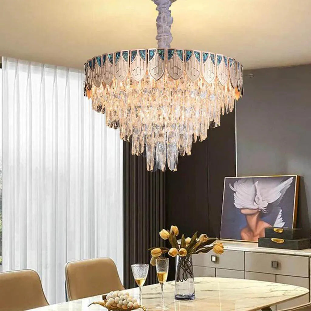 Small Chandeliers for Compact RoomsElysian Regal Space Clear Crystal Chandelier (21100)