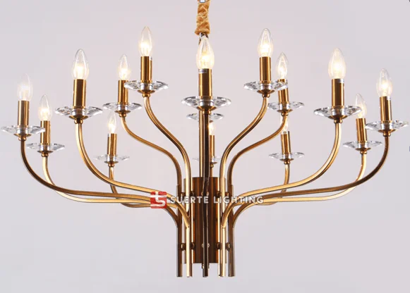 Chandeliers for Living Rooms to Create a Focal PointGilded Grove Glass and Metal Chandelier (D7486-10+5)