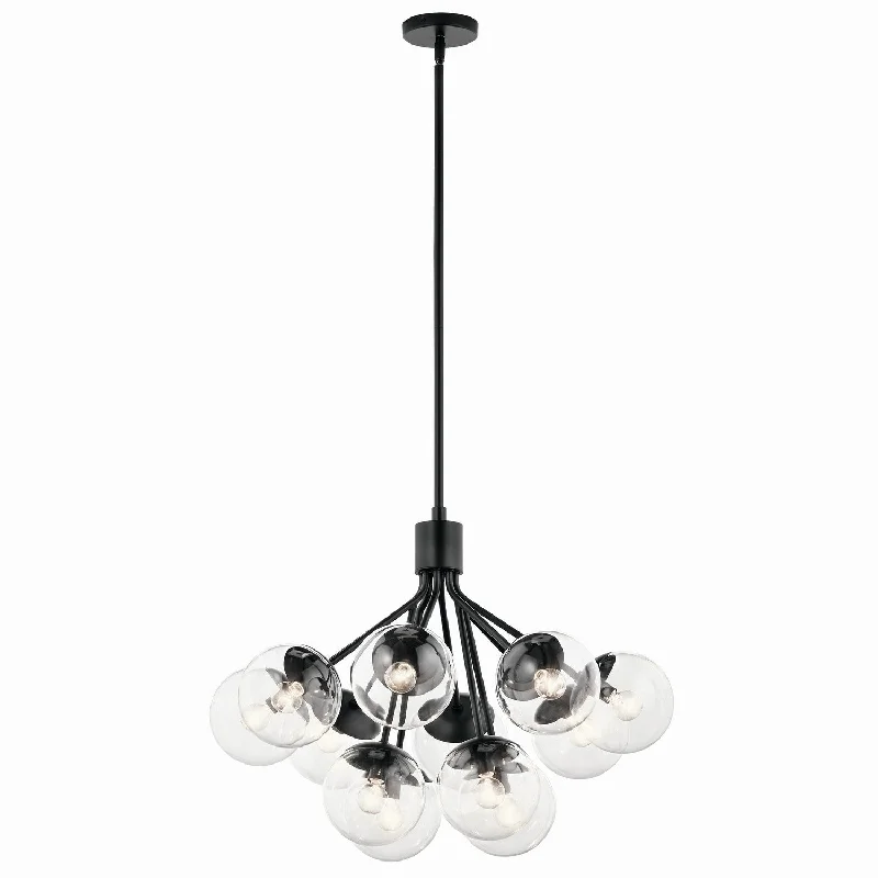 Mini Chandeliers for Adding Charm to Small SpacesSilvarious 12 Light Chandelier Convertible