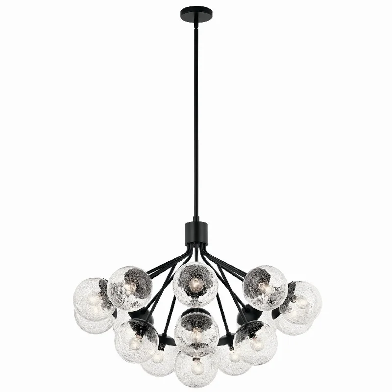 Chandeliers with Metal Frames in Silver FinishSilvarious 16 Light Chandelier Convertible