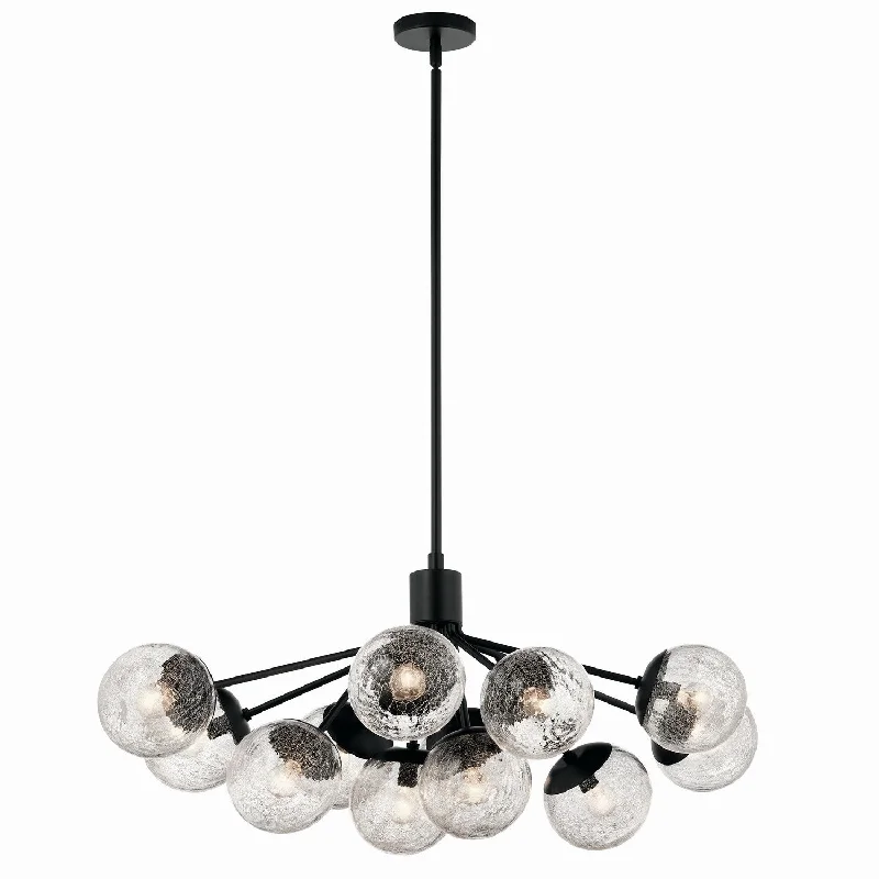 Art Deco Chandeliers for a Retro - Glam LookSilvarious 12 Light Linear Chandelier Convertible