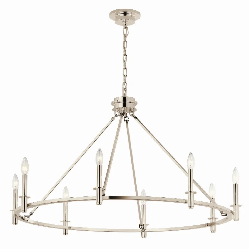 Chandeliers with Pendant Lights for a Stylish LookCarrick Eight Light Chandelier