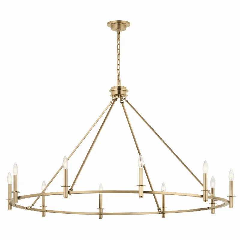 Large Chandeliers for Grand Halls and FoyersCarrick Ten Light Chandelier