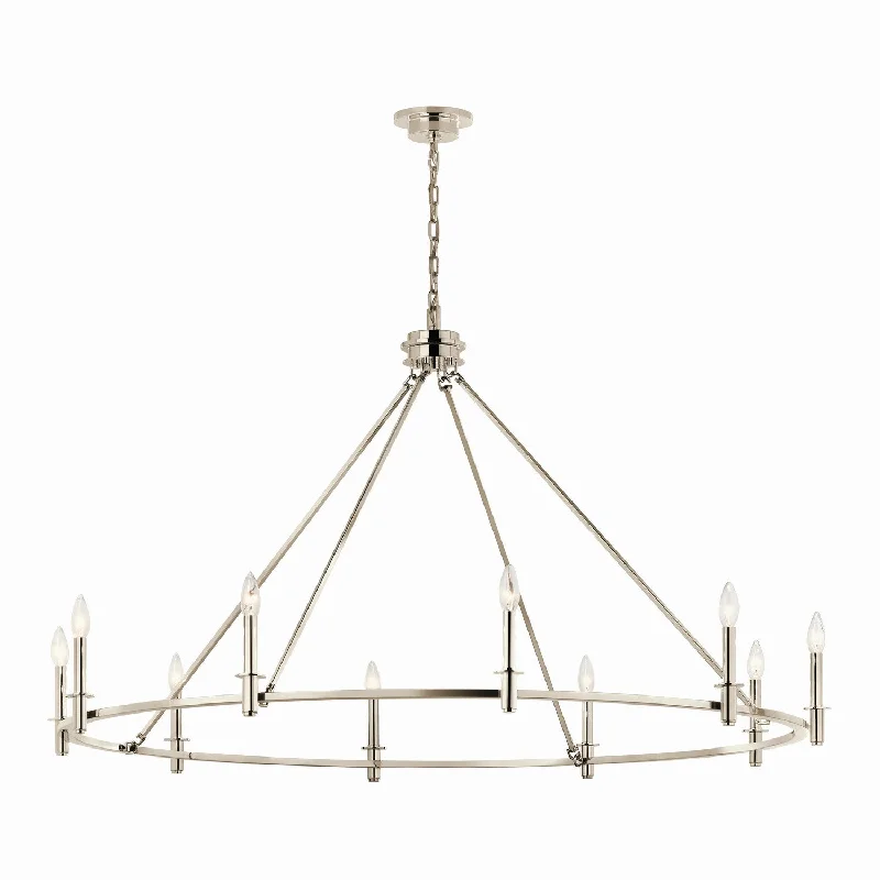 Chandeliers for High Ceilings to Fill Vertical SpaceCarrick Ten Light Chandelier