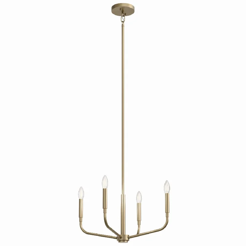 Chandeliers for Living Rooms to Create a Focal PointMadden Four Light Chandelier/Semi Flush Mount