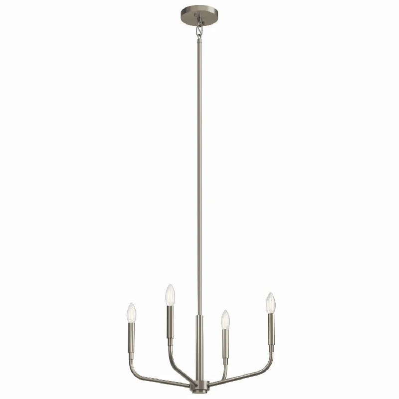 Art Deco Chandeliers for a Retro - Glam LookMadden Four Light Chandelier/Semi Flush Mount